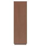 Linon Home Dcor - Millett 2-Door Mid-Century Bookcase - Walnut