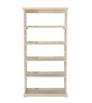 Linon Home Dcor - Truxton Five-Shelf Bookcase - White