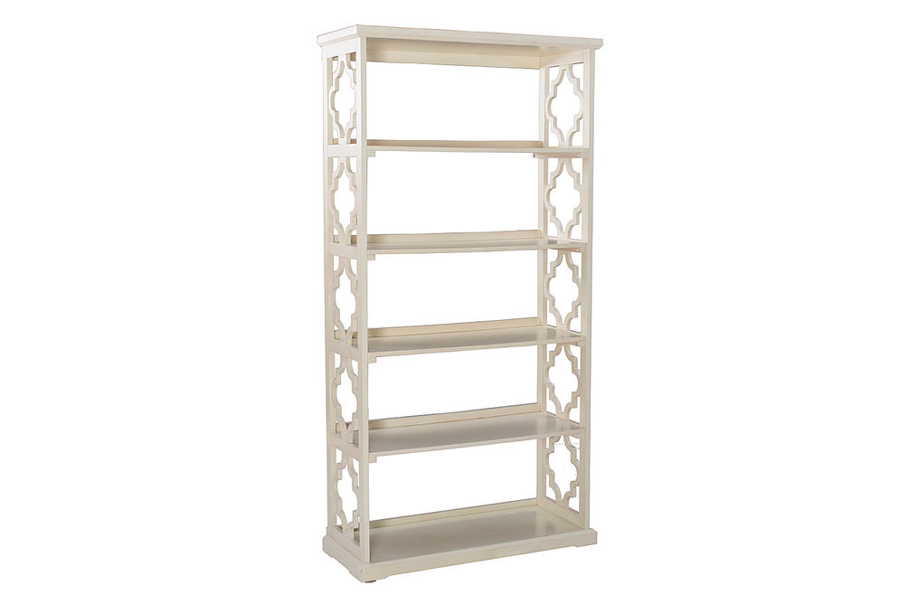 Linon Home Dcor - Truxton Five-Shelf Bookcase - White
