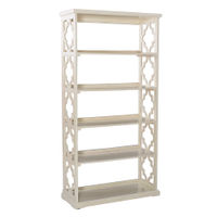 Linon Home Dcor - Truxton Five-Shelf Bookcase - White