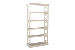 Linon Home Dcor - Truxton Five-Shelf Bookcase - White