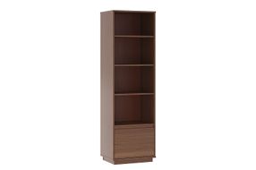 Linon Home Dcor - Millett 1-Drawer Mid-Century Bookcase - Walnut