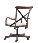 Linon Home Dcor - Hammond Rustic Bentwood Office Chair With Arms - Beige