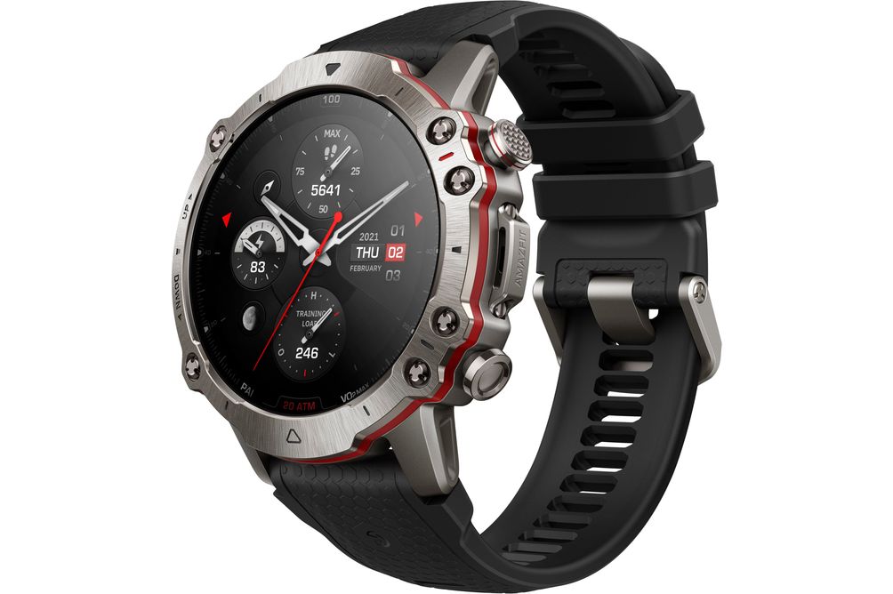 Amazfit - Falcon Smartwatch 32mm Titanium - Black