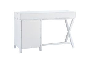 Linon Home Dcor - Penrose Four-Drawer Side Storage Desk - White