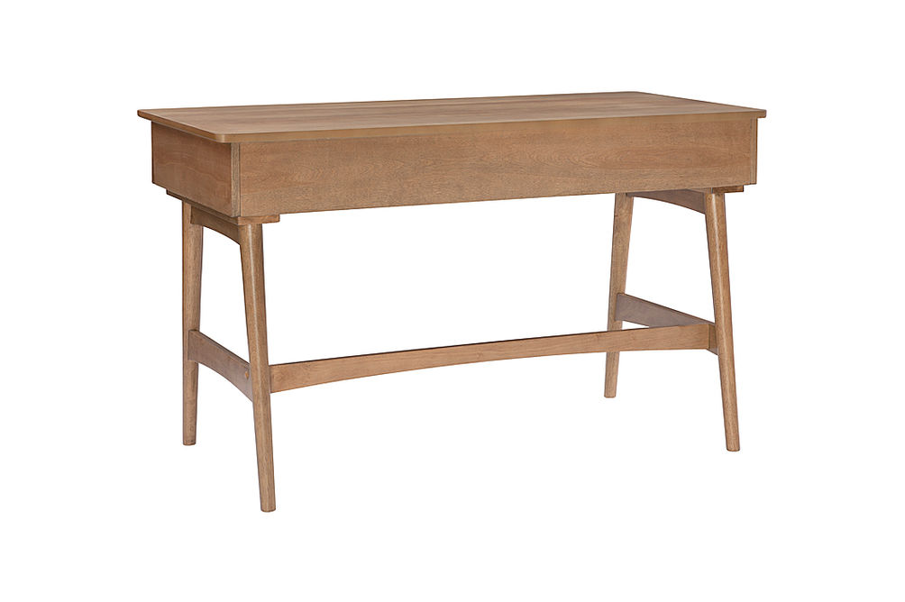 Linon Home Dcor - Rangall 3-Drawer Rattan Desk - Natural