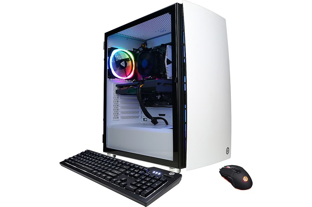 CyberPowerPC - Gamer Master Gaming Desktop - AMD Ryzen 5 7600 - 16GB Memory - NVIDIA GeForce RTX 40