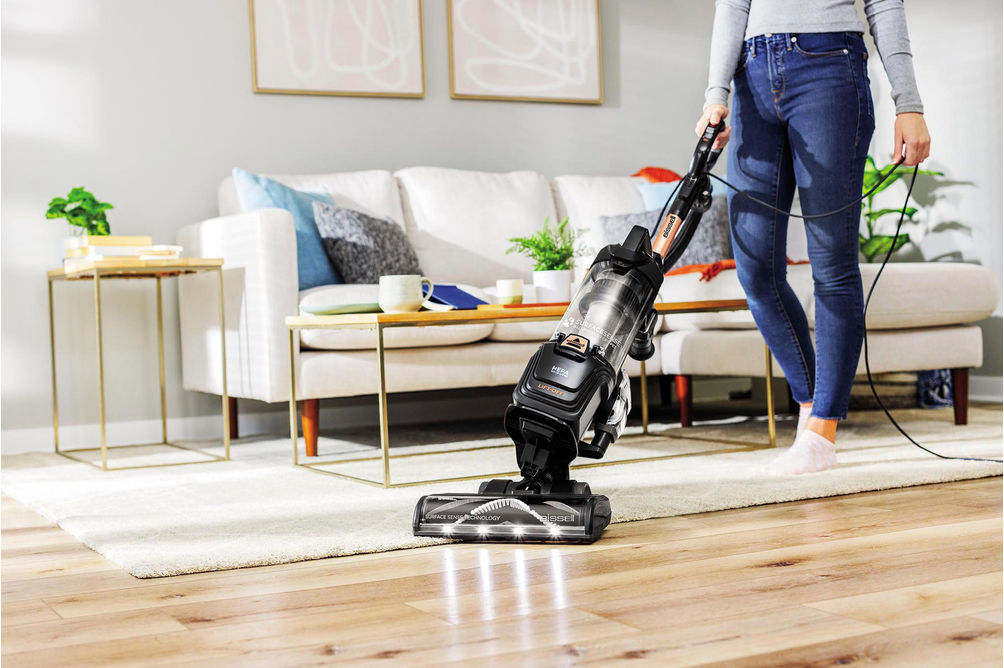 BISSELL - SurfaceSense Allergen Pet Lift-Off Upright Vacuum - Black