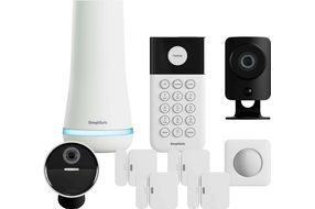 SimpliSafe - Whole Home Security System 9-piece - White