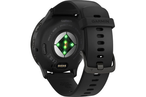 Garmin - Venu 3 GPS Smartwatch 45 mm Fiber-reinforced polymer - Stainless Steel and Black