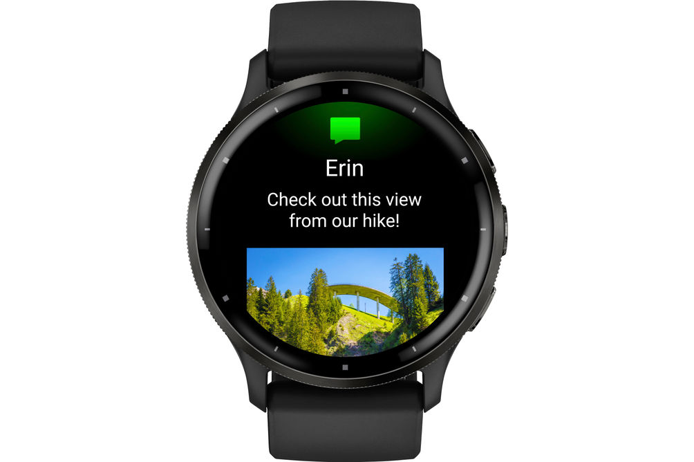 Garmin - Venu 3 GPS Smartwatch 45 mm Fiber-reinforced polymer - Stainless Steel and Black