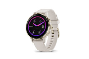 Garmin - Venu 3S GPS Smartwatch 41 mm Fiber-reinforced polymer - Stainless Steel and Ivory