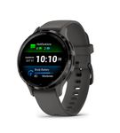 Garmin - Venu 3S GPS Smartwatch 41 mm Fiber-reinforced polymer - Stainless Steel and Pebble Gray