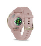 Garmin - Venu 3S GPS Smartwatch 41 mm Fiber-reinforced polymer - Stainless Steel and Dust Rose
