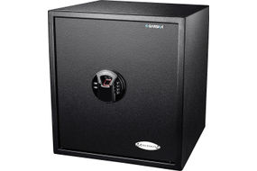 Barska - HQ400 Large Biometric Digital Keypad Safe - Black