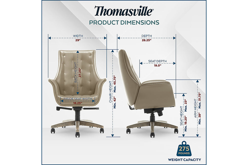 Thomasville - Brooks Executive Office Chair - Tan