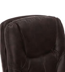 Serta - Benton Big and Tall Puresoft Faux Leather Executive Office Chair - Chestnut