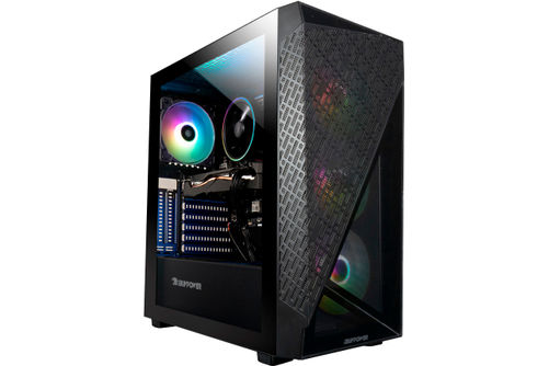 iBUYPOWER - SlateMesh Gaming Desktop - AMD Ryzen 7 5700 - AMD Radeon RX 6700 10GB - 16GB DDR4 RAM -