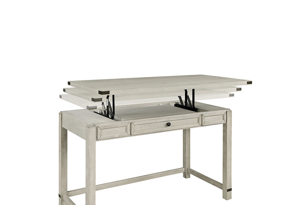 OSP Home Furnishings - Baton Rouge Lift Desk - Champagne Oak