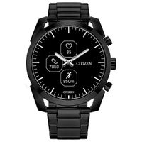 Citizen - CZ Smart Unisex Hybrid 42.5mm Grey IP Stainless Steel Smartwatch with Grey IP Stainless S