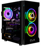 CLX - SET Gaming Desktop - AMD Ryzen 5 5500 - 16GB DDR4 3600 Memory - GeForce RTX 4060 - 1TB NVMe M