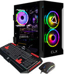 CLX - SET Gaming Desktop - AMD Ryzen 5 5500 - 16GB DDR4 3600 Memory - GeForce RTX 4060 - 1TB NVMe M