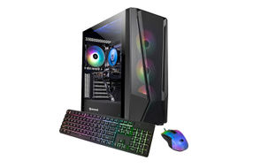 iBUYPOWER - TraceMesh Gaming Desktop - Intel Core i3-13100F - NVIDIA GeForce RTX 3050 8GB - 16GB DD