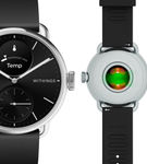 Withings - ScanWatch 2 - Heart Health Hybrid Smartwatch - 38mm - Black/Silver