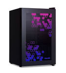 NewAir - Spectrum 85-Can Freestanding Beverage Cooler with HexaColor Pattern - Black