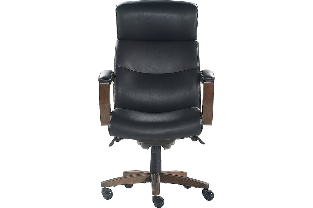 La-Z-Boy - Greyson Modern Faux Leather Executive Chair - Black