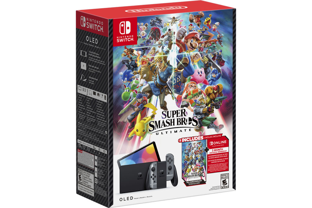 Lease-to-Own Super Smash Bros. Ultimate Bundle (Full Game Download + 3 Mo.  Nintendo Switch Online Membership Included) - $67.98 Value - Multi 