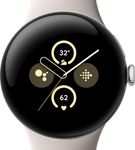 Google - Pixel Watch 2 Polished Silver Aluminum Case Smartwatch with Porcelain Active Band Wi-Fi -