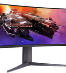 LG - UltraGear 45 Curved QHD 200Hz 1-ms FreeSync Premium Gaming Monitor with HDR (Display Port, HD