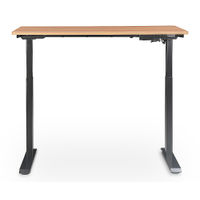 Serta - Creativity Electric Height Adjustable Standing Desk - Natural Wood