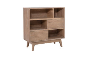 Linon Home Dcor - Rosita Three-Shelf Bookcase - Natural