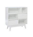 Linon Home Dcor - Rosita Three-Shelf Bookcase - White