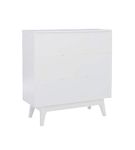 Linon Home Dcor - Rosita Three-Shelf Bookcase - White