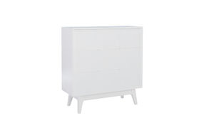 Linon Home Dcor - Rosita Three-Shelf Bookcase - White
