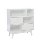 Linon Home Dcor - Rosita Three-Shelf Bookcase - White