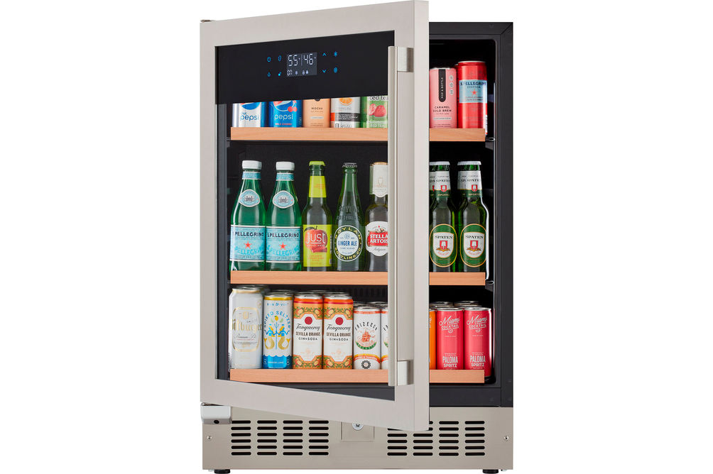 Wine Enthusiast - SommSeries2 178 Can Beverage Center - Stainless Steel