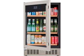 Wine Enthusiast - SommSeries2 178 Can Beverage Center - Stainless Steel