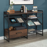 Sauder - Briarbrook Horizontal Bookcase - Barrel Oak