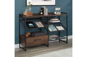 Sauder - Briarbrook Horizontal Bookcase - Barrel Oak