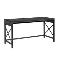 Sauder - Foundry Road 60 X 24 Table Desk Co - SGS Mixed Mat Carbon Oak