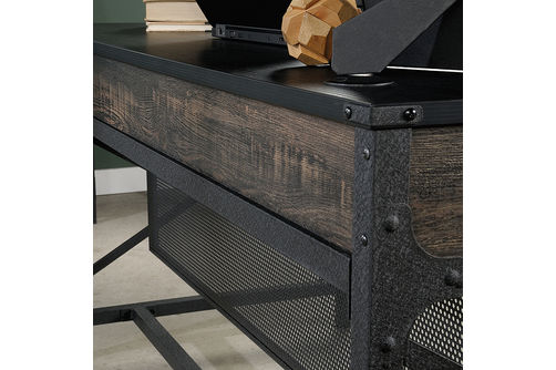 Sauder - Foundry Road 60 X 30 Table Desk Co - SGS Mixed Mat Carbon Oak
