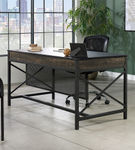 Sauder - Foundry Road 60 X 30 Table Desk Co - SGS Mixed Mat Carbon Oak