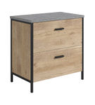 Sauder - Market Commons 2-Drawer Lateral File Cabinet - Prime Oak
