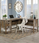 Sauder - Granite Trace L Desk Rc - Rustic Cedar