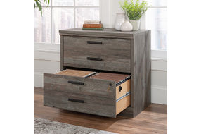 Sauder - Aspen Post 2-Drawer Lateral File Cabinet - Pebble Pine