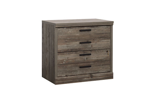 Sauder - Aspen Post 2-Drawer Lateral File Cabinet - Pebble Pine